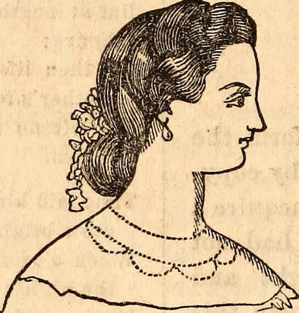 An illustration from Godey's lady's book, 1840, leaf 77