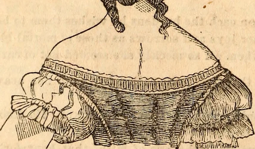 An illustration from Godey's lady's book, 1840, leaf 77