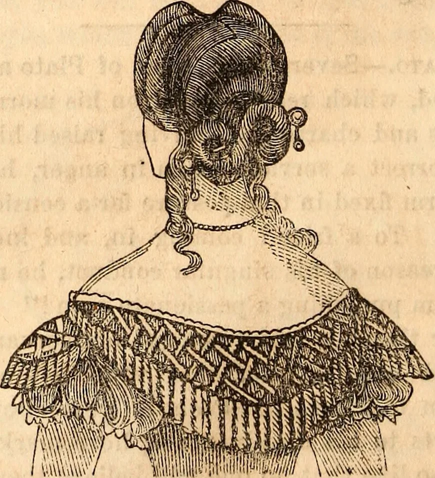 An illustration from Godey's lady's book, 1840, leaf 77