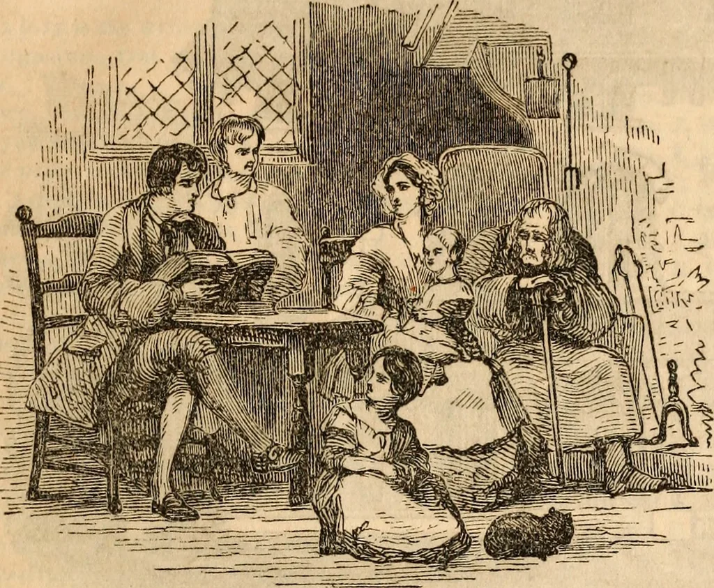 An illustration from Godey's lady's book, 1840, leaf 98