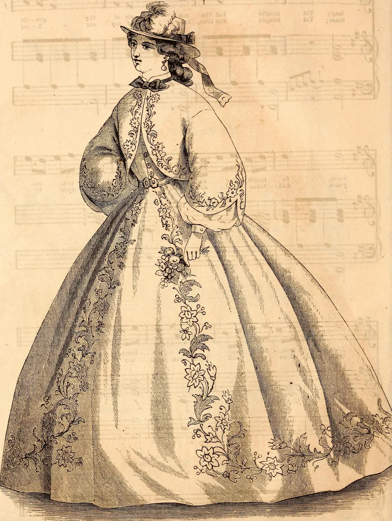 An illustration from Godey's lady's book, 1840, leaf 11