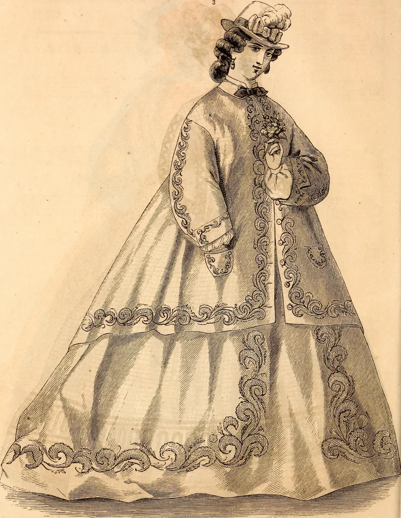 An illustration from Godey's lady's book, 1840, leaf 13