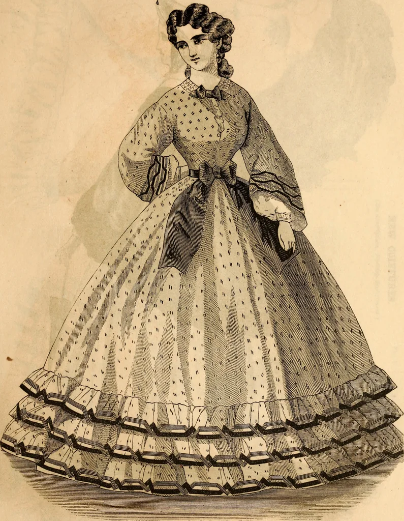 An illustration from Godey's lady's book, 1840, leaf 14