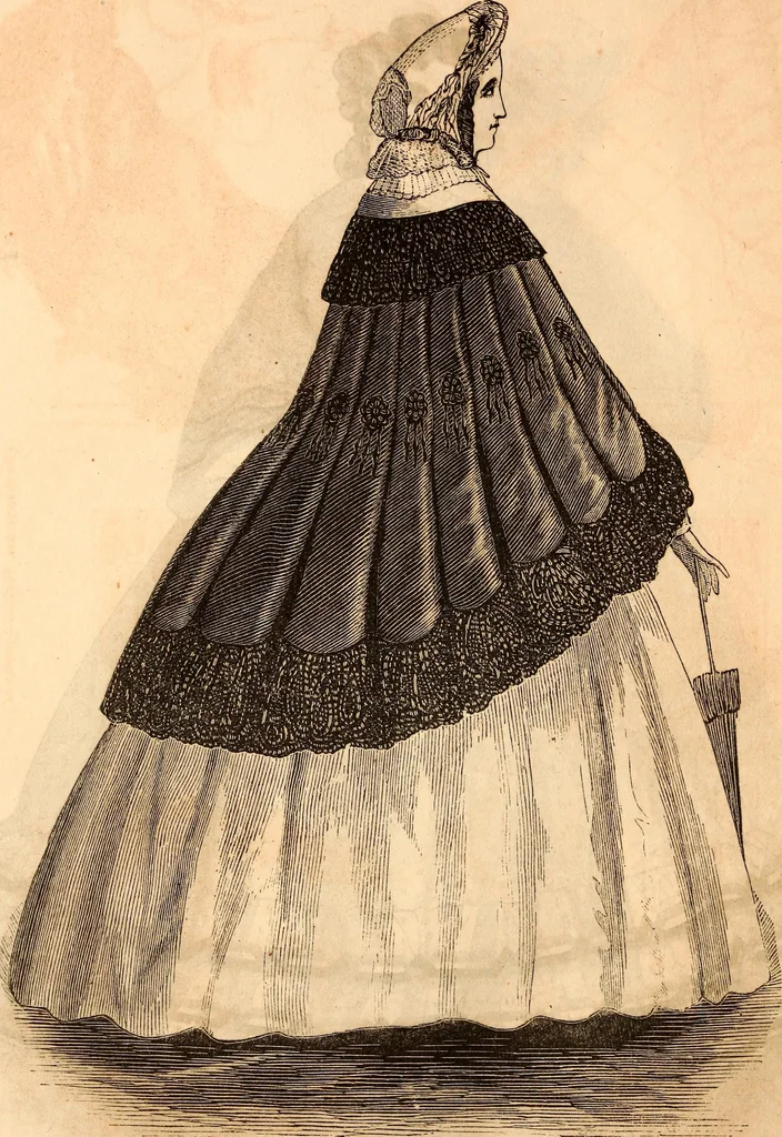 An illustration from Godey's lady's book, 1840, leaf 15