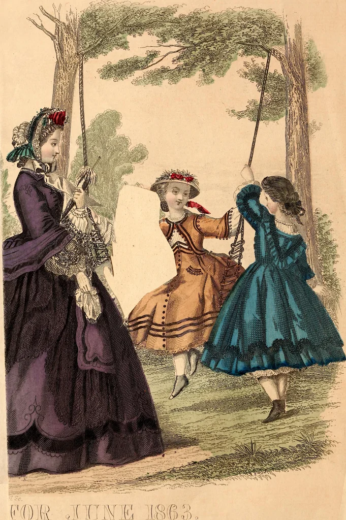 An illustration from Godey's lady's book, 1840, leaf 7