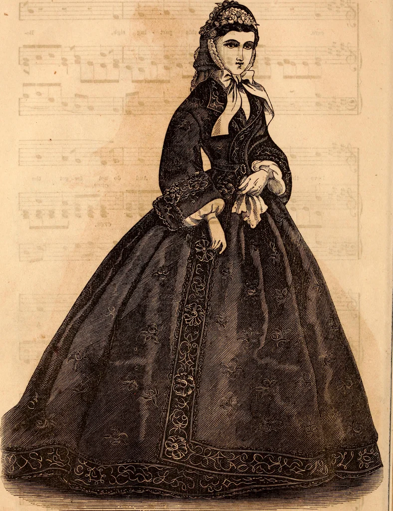 An illustration from Godey's lady's book, 1840, leaf 11