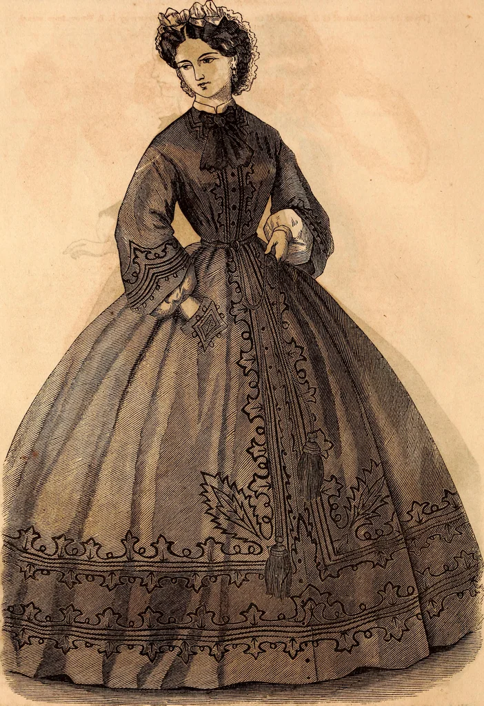 An illustration from Godey's lady's book, 1840, leaf 13