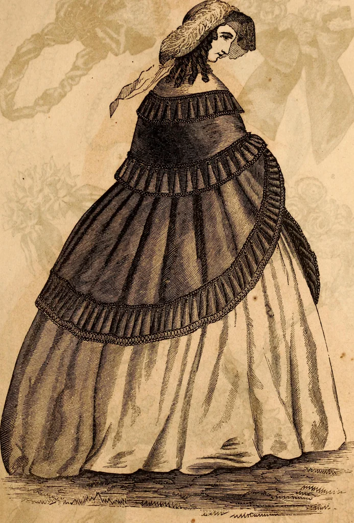An illustration from Godey's lady's book, 1840, leaf 14