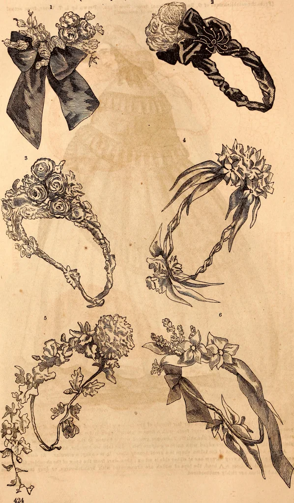 An illustration from Godey's lady's book, 1840, leaf 15