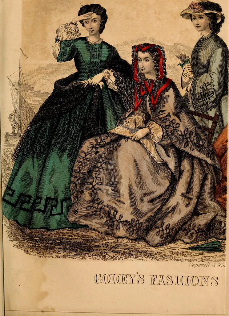 An illustration from Godey's lady's book, 1840, leaf 4