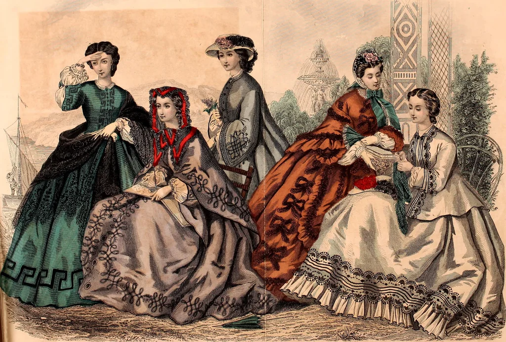 An illustration from Godey's lady's book, 1840, leaf 6