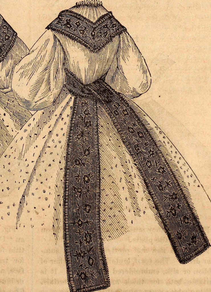 An illustration from Godey's lady's book, 1840, leaf 66