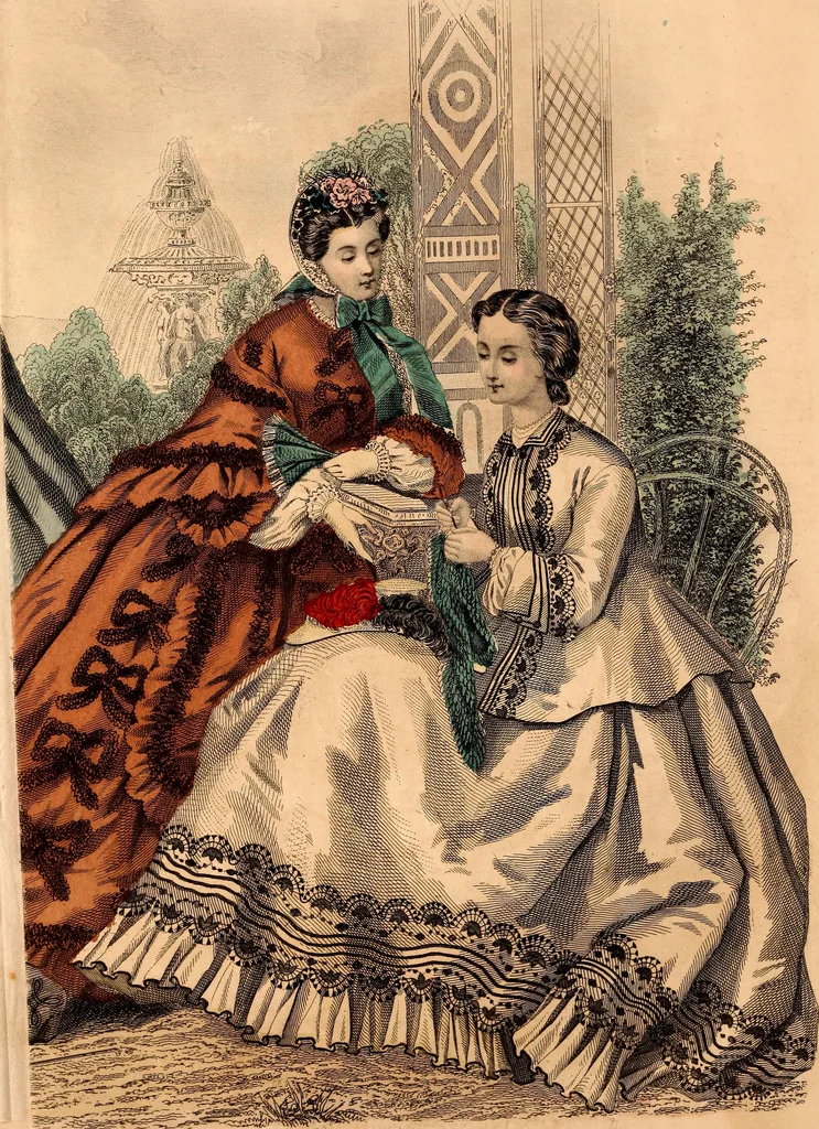 An illustration from Godey's lady's book, 1840, leaf 7