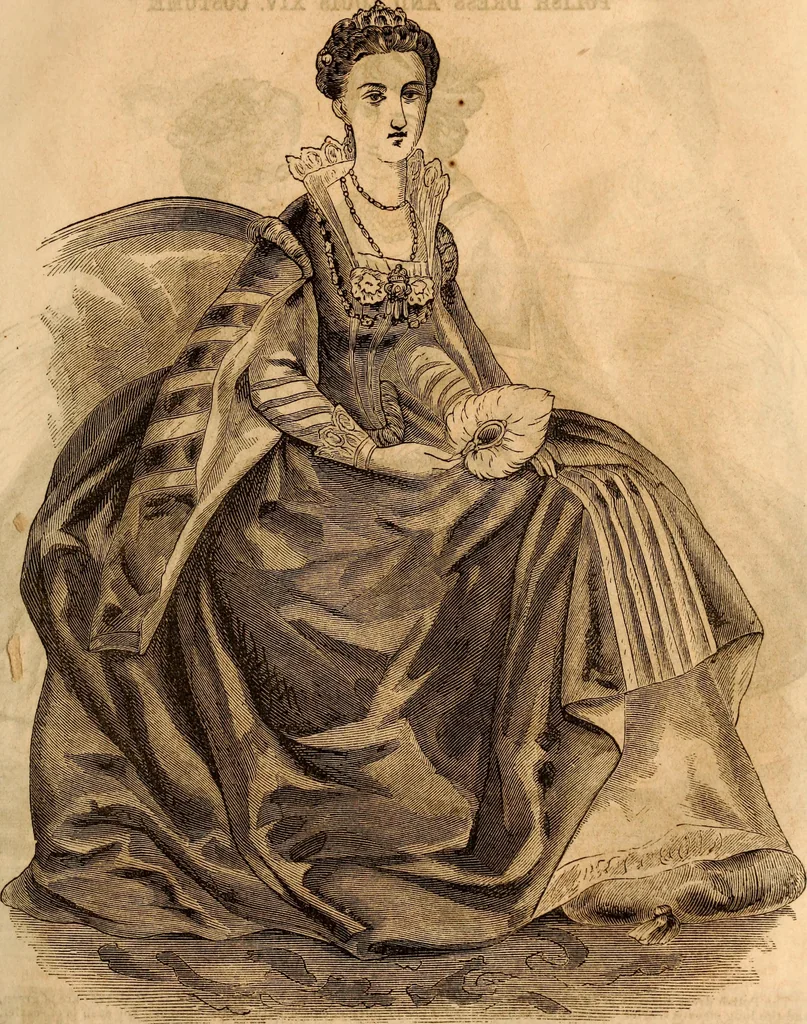 An illustration from Godey's lady's book, 1840, leaf 18