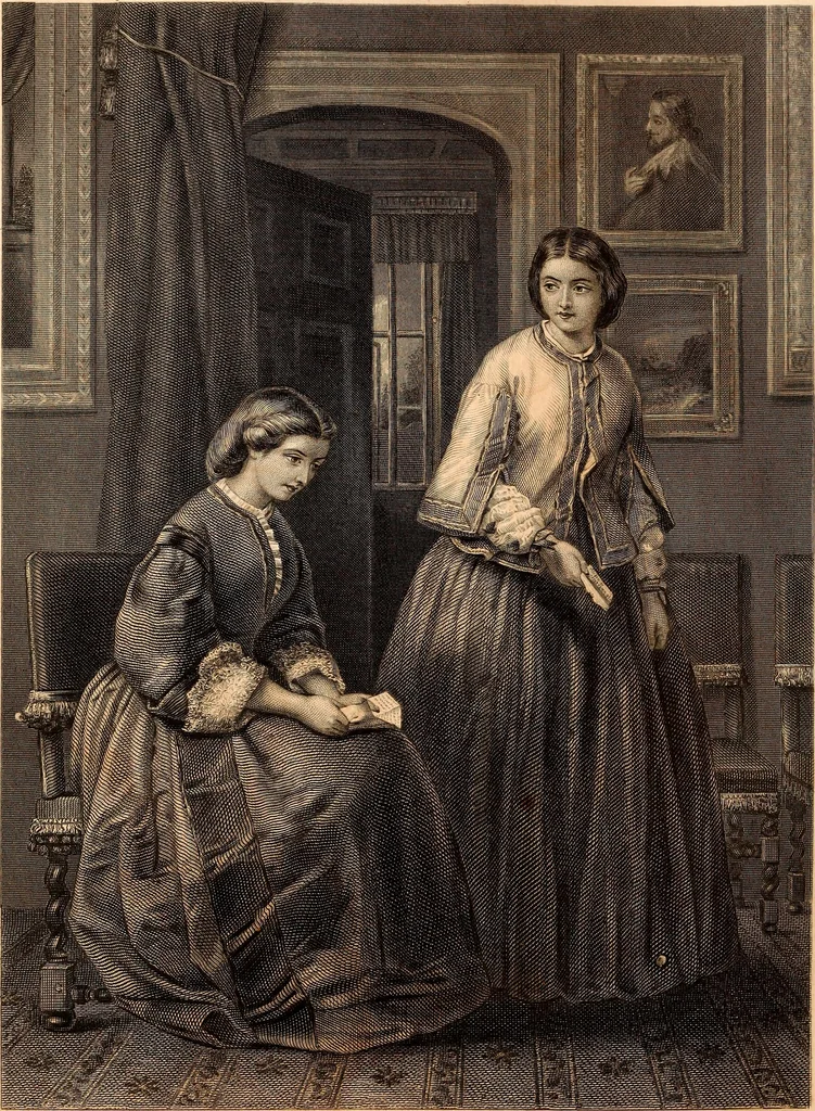 An illustration from Godey's lady's book, 1840, leaf 5