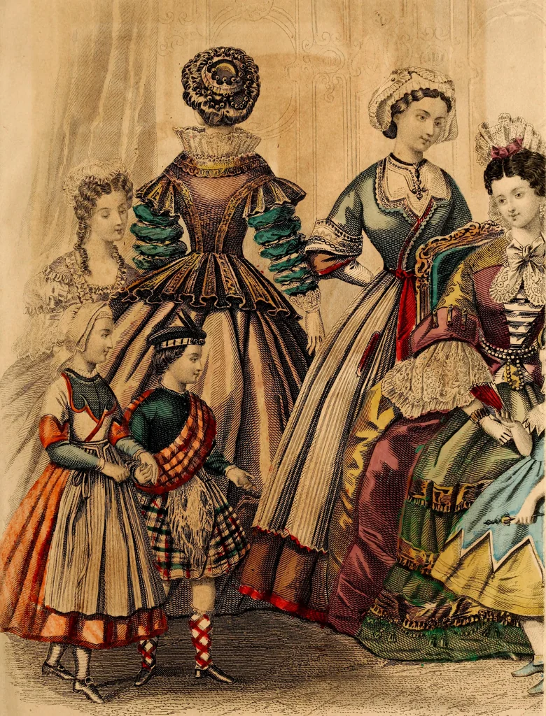 An illustration from Godey's lady's book, 1840, leaf 6