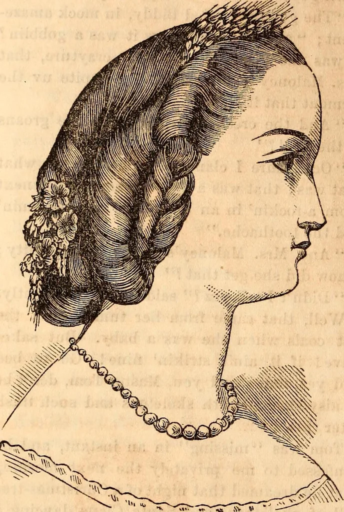 An illustration from Godey's lady's book, 1840, leaf 75