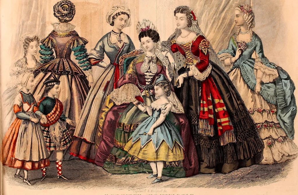 An illustration from Godey's lady's book, 1840, leaf 8