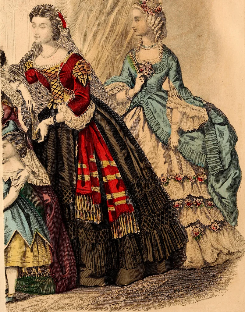 An illustration from Godey's lady's book, 1840, leaf 9