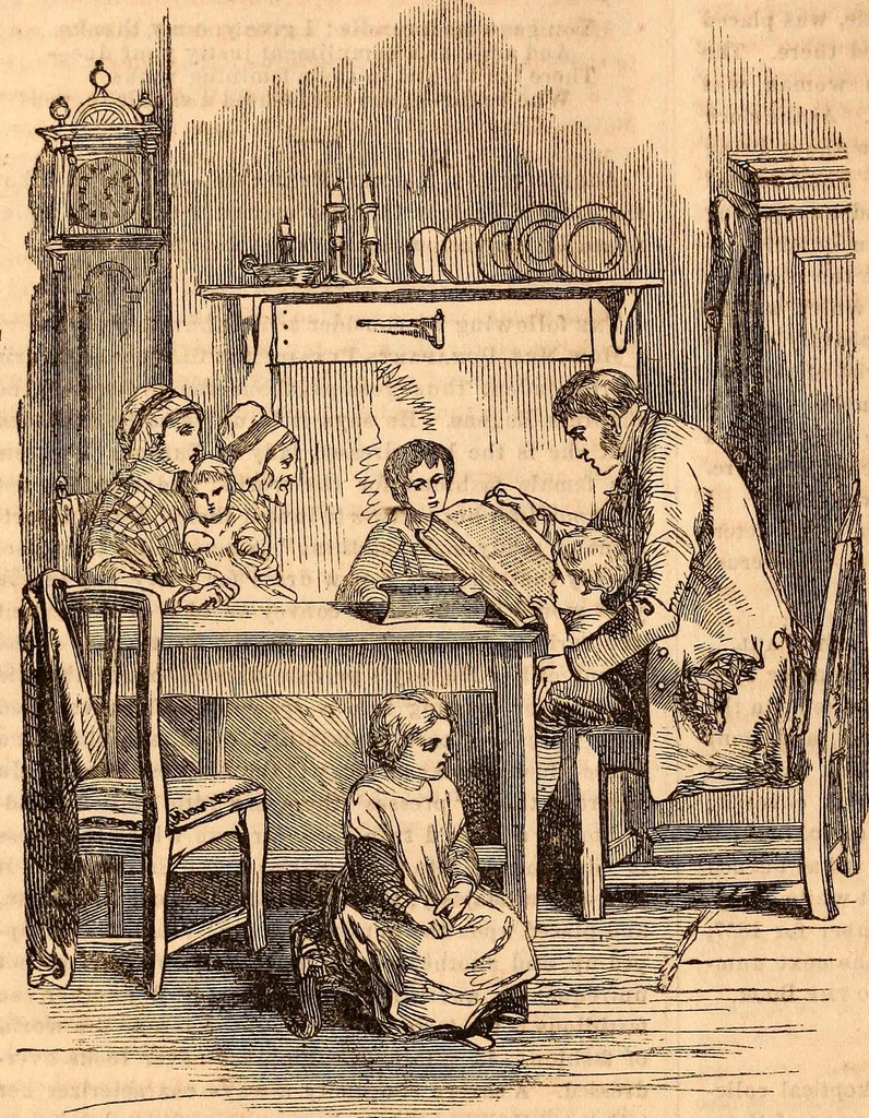 An illustration from Godey's lady's book, 1840, leaf 99