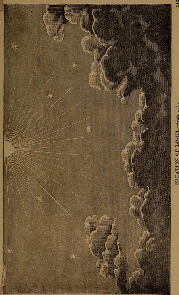 An illustration from God in nature and revelation, 1875, leaf 27