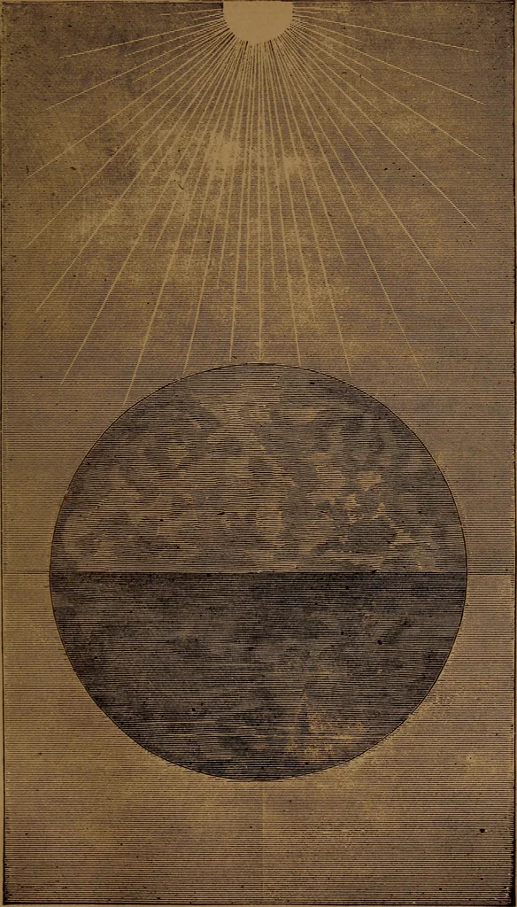 An illustration from God in nature and revelation, 1875, leaf 413