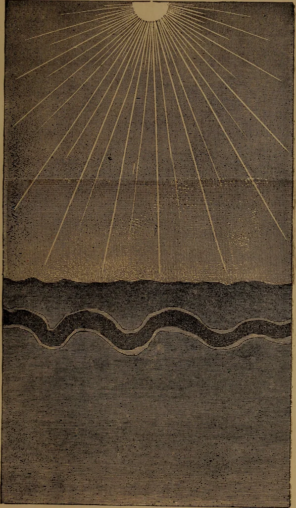 An illustration from God in nature and revelation, 1875, leaf 421
