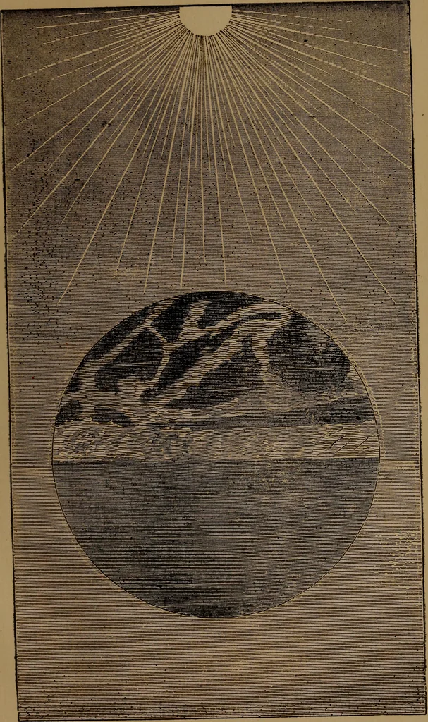 An illustration from God in nature and revelation, 1875, leaf 425