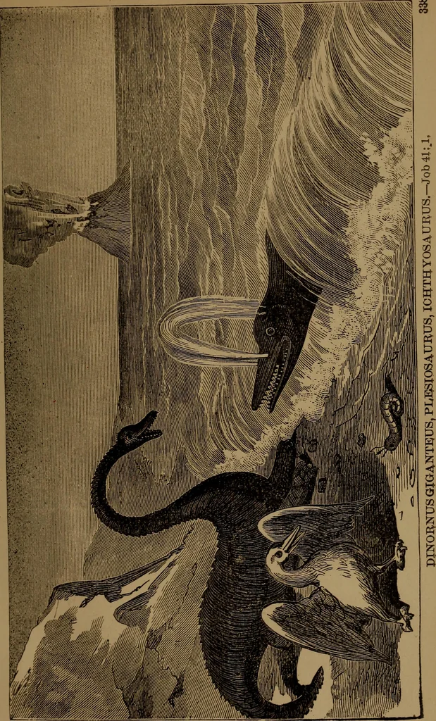 An illustration from God in nature and revelation, 1875, leaf 445