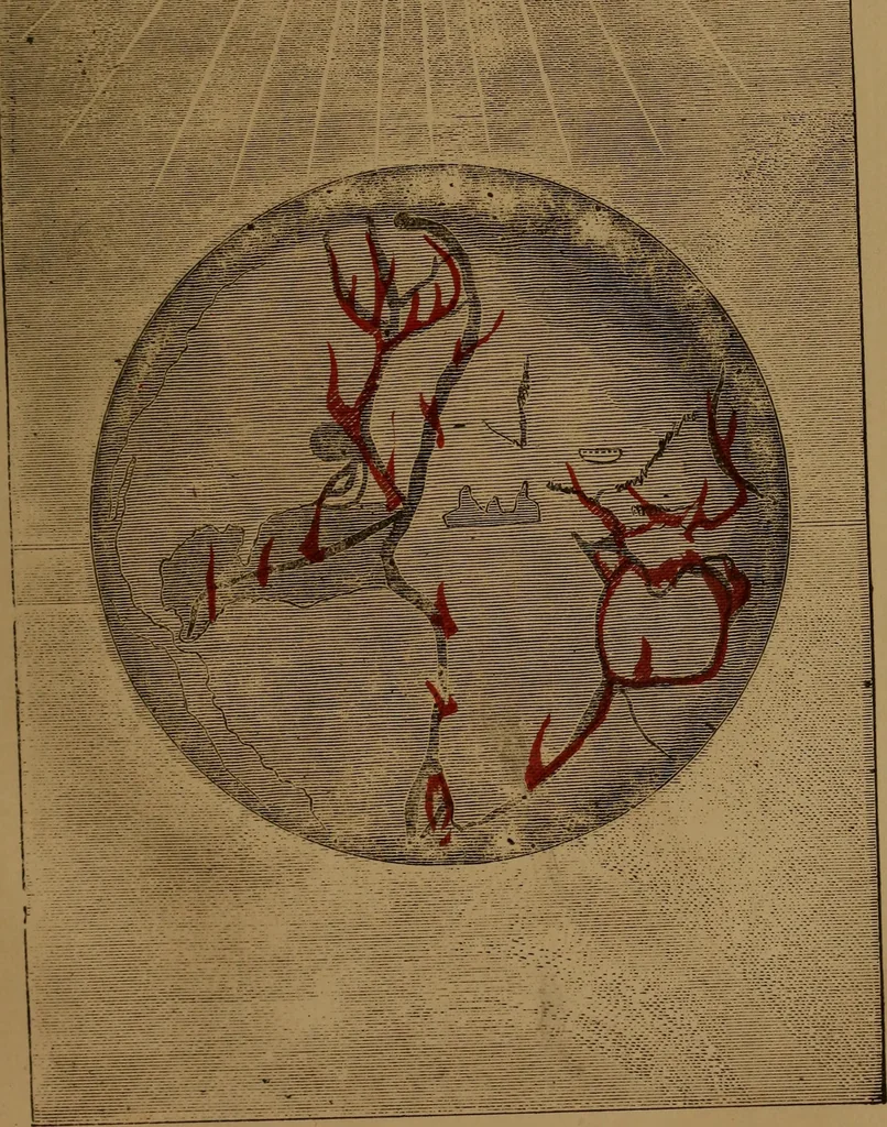 An illustration from God in nature and revelation, 1875, leaf 453