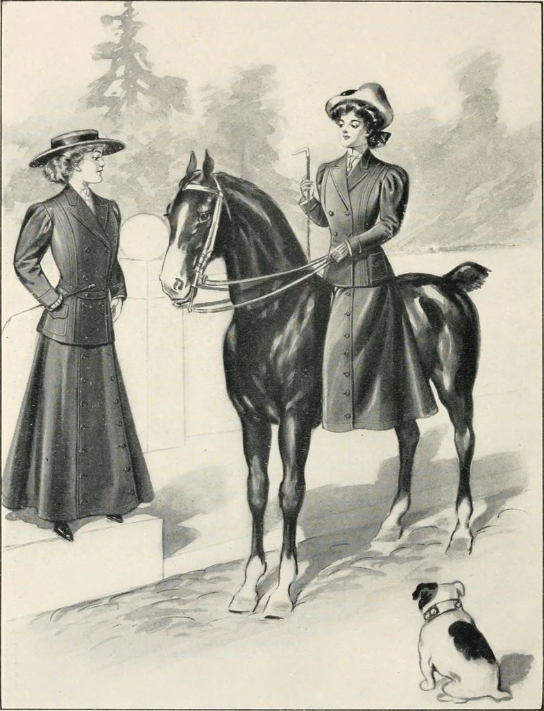 An illustration from Godiva riding habit, The, 1908, leaf 11