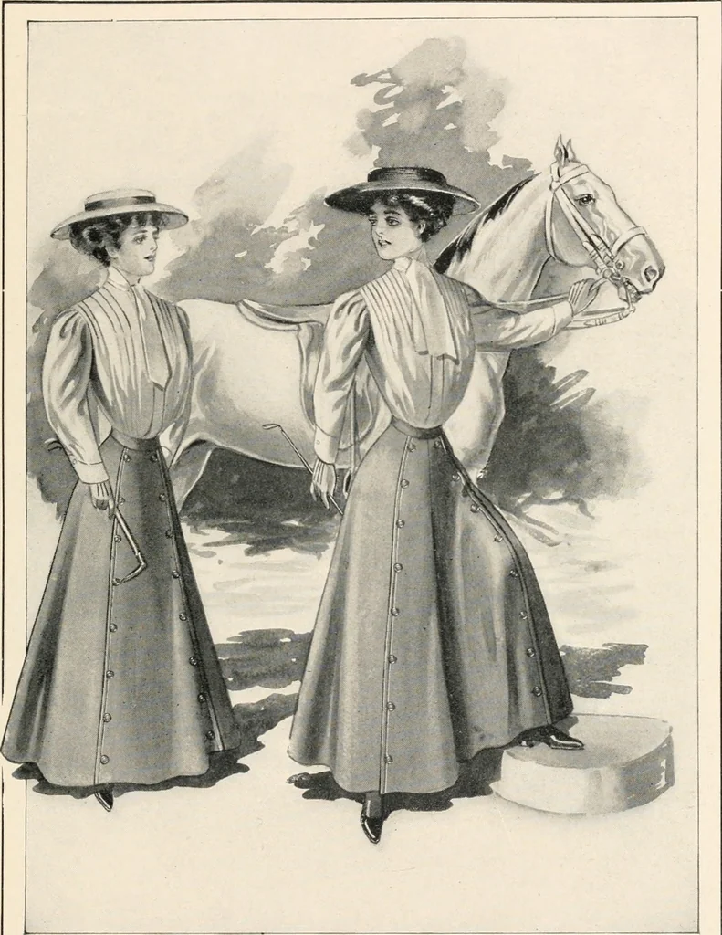 An illustration from Godiva riding habit, The, 1908, leaf 14