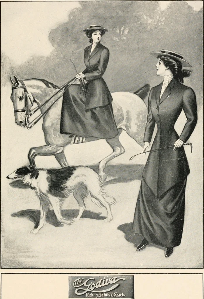 An illustration from Godiva riding habit, The, 1908, leaf 4