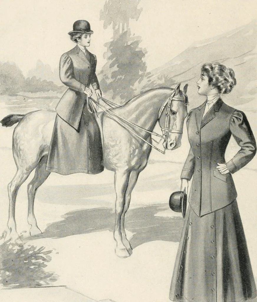 An illustration from Godiva riding habit, The, 1908, leaf 5