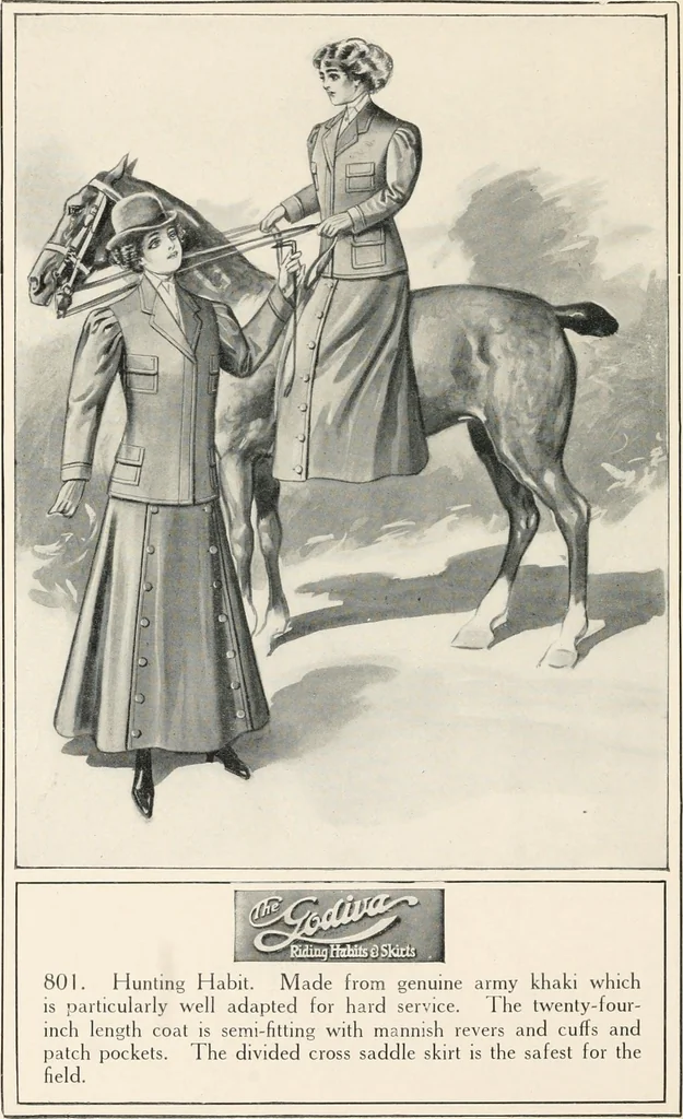 An illustration from Godiva riding habit, The, 1908, leaf 9