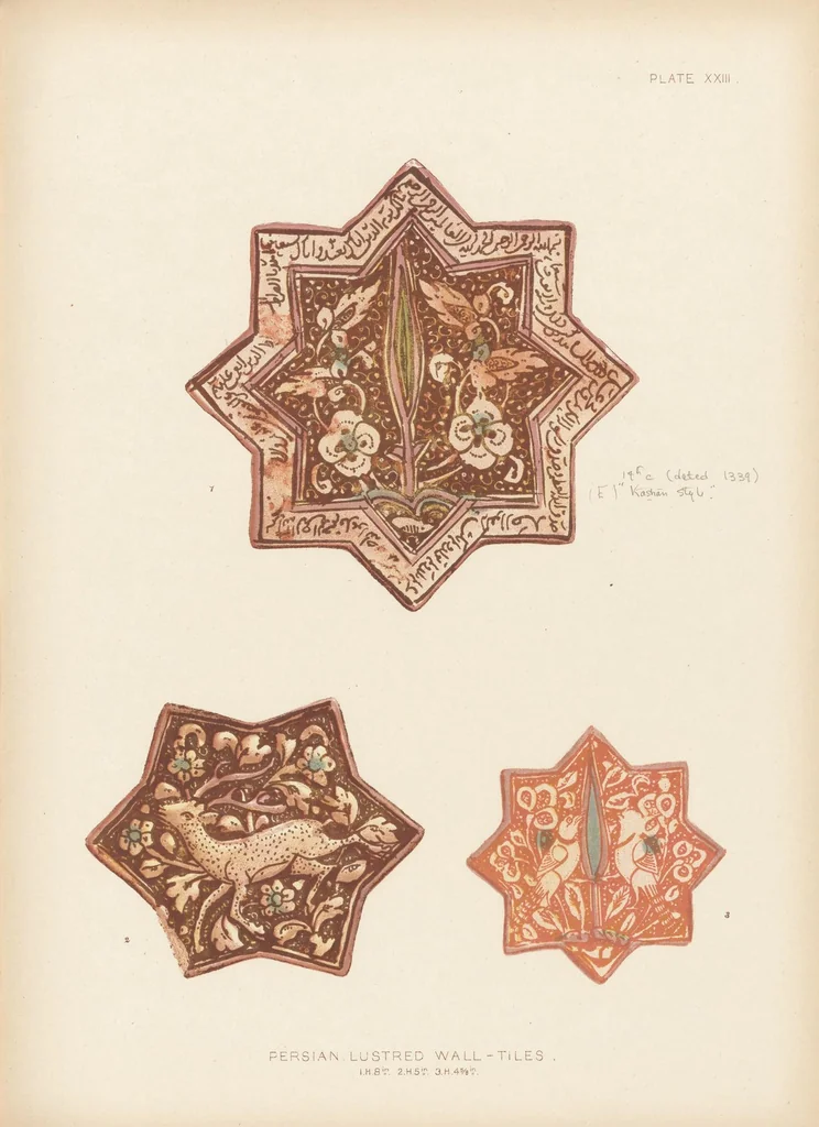 An illustration from The Godman collection. : Persian ceramic art belonging to Mr. F. DuCane Godman, F.R.S.; with examples from other collections. The thirteenth century lustred wall-tiles, 1894, leaf 173