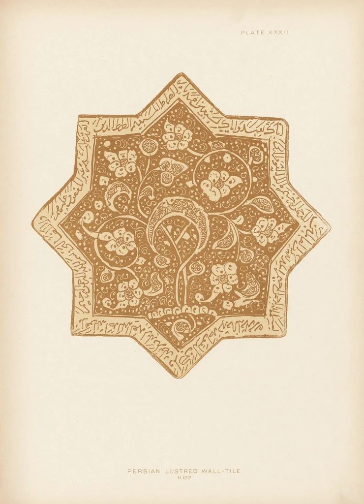 An illustration from The Godman collection. : Persian ceramic art belonging to Mr. F. DuCane Godman, F.R.S.; with examples from other collections. The thirteenth century lustred wall-tiles, 1894, leaf 197