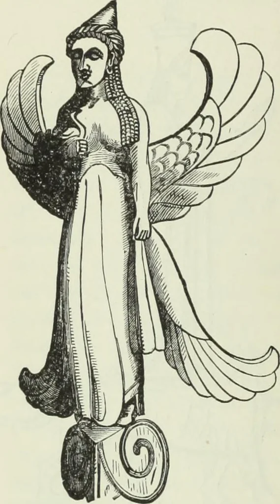 An illustration from Gods and devils of mankind : the whole dark picture strikingly contrasted with the beauty and purity of revealed religion / by Frank S. Dobbins ; assisted by Hon. S. Wells Williams, 1897, leaf 141