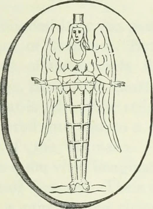 An illustration from Gods and devils of mankind : the whole dark picture strikingly contrasted with the beauty and purity of revealed religion / by Frank S. Dobbins ; assisted by Hon. S. Wells Williams, 1897, leaf 172