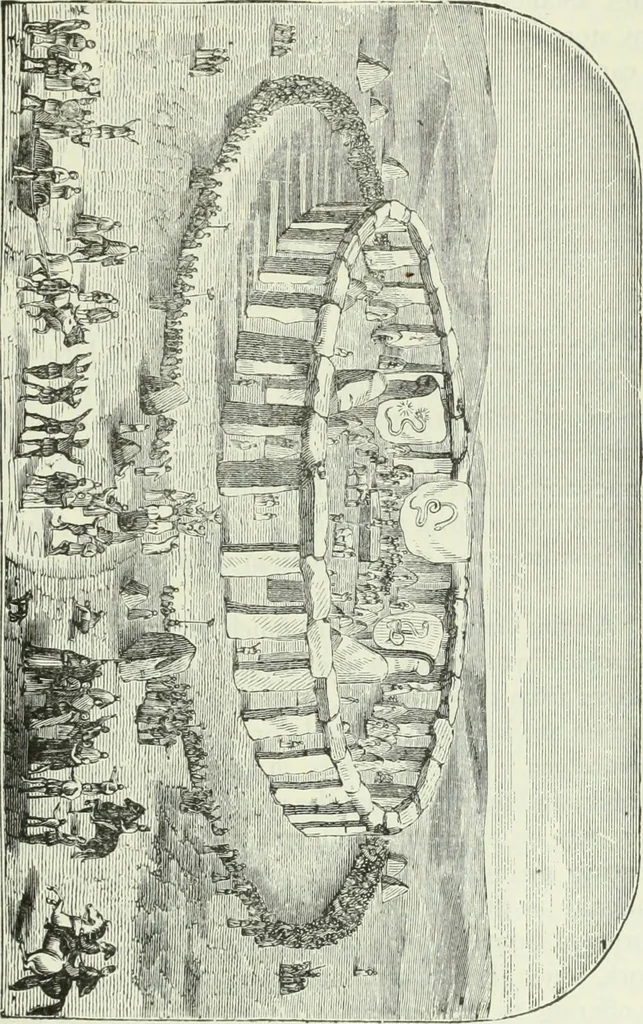 An illustration from Gods and devils of mankind : the whole dark picture strikingly contrasted with the beauty and purity of revealed religion / by Frank S. Dobbins ; assisted by Hon. S. Wells Williams, 1897, leaf 192