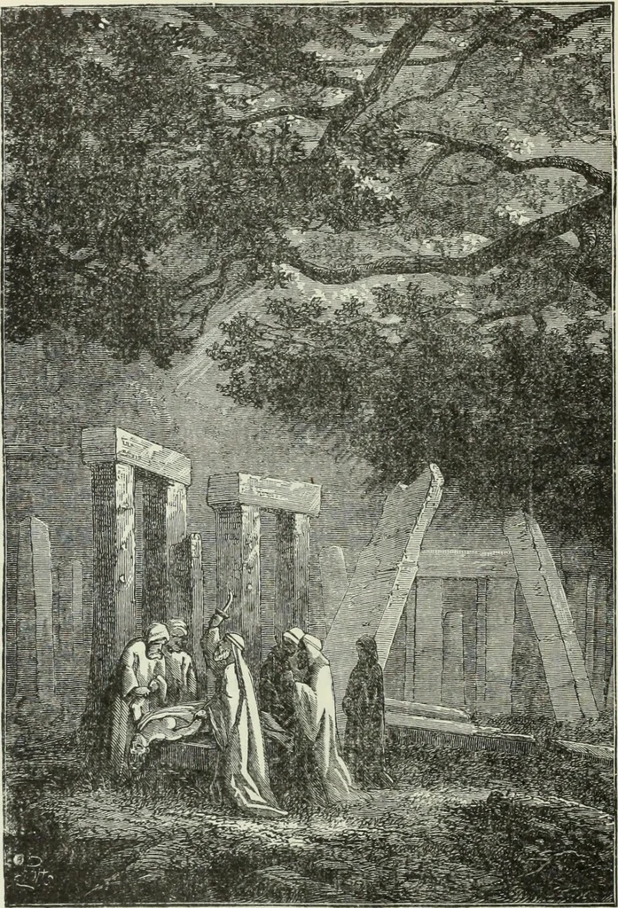 An illustration from Gods and devils of mankind : the whole dark picture strikingly contrasted with the beauty and purity of revealed religion / by Frank S. Dobbins ; assisted by Hon. S. Wells Williams, 1897, leaf 203