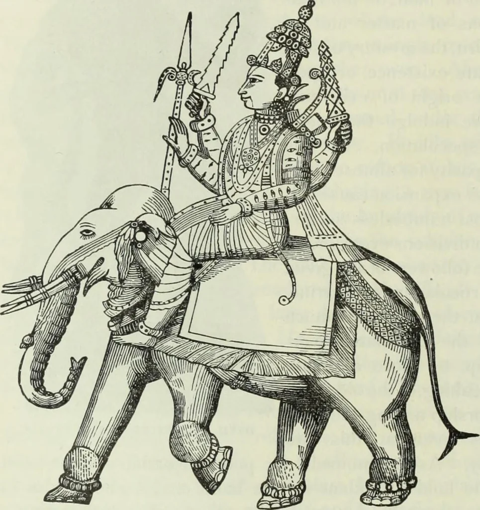 An illustration from Gods and devils of mankind : the whole dark picture strikingly contrasted with the beauty and purity of revealed religion / by Frank S. Dobbins ; assisted by Hon. S. Wells Williams, 1897, leaf 215