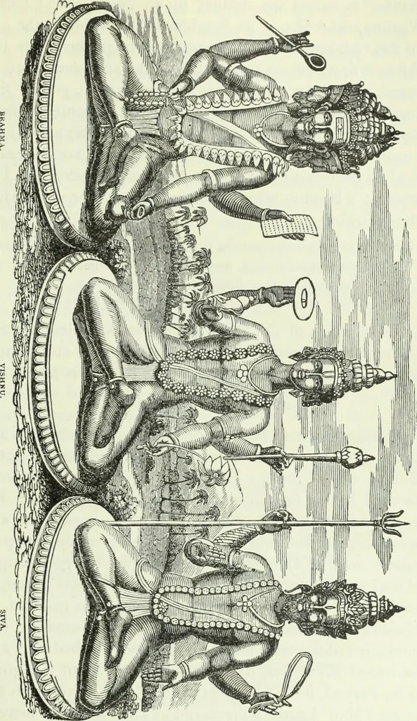 An illustration from Gods and devils of mankind : the whole dark picture strikingly contrasted with the beauty and purity of revealed religion / by Frank S. Dobbins ; assisted by Hon. S. Wells Williams, 1897, leaf 216