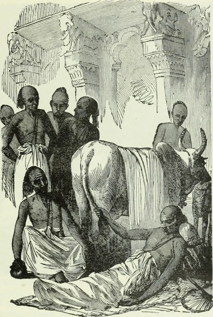 An illustration from Gods and devils of mankind : the whole dark picture strikingly contrasted with the beauty and purity of revealed religion / by Frank S. Dobbins ; assisted by Hon. S. Wells Williams, 1897, leaf 224