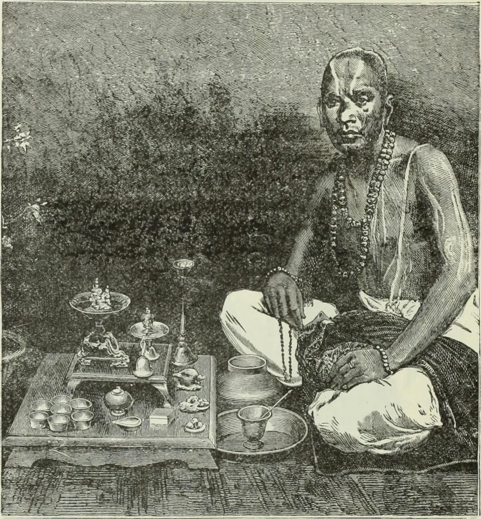 An illustration from Gods and devils of mankind : the whole dark picture strikingly contrasted with the beauty and purity of revealed religion / by Frank S. Dobbins ; assisted by Hon. S. Wells Williams, 1897, leaf 225