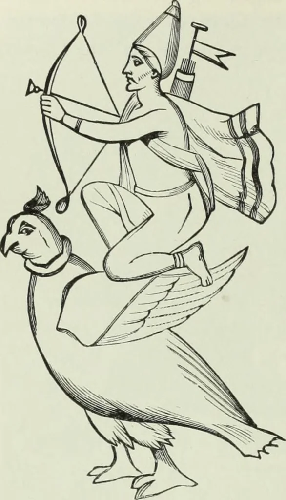 An illustration from Gods and devils of mankind : the whole dark picture strikingly contrasted with the beauty and purity of revealed religion / by Frank S. Dobbins ; assisted by Hon. S. Wells Williams, 1897, leaf 227