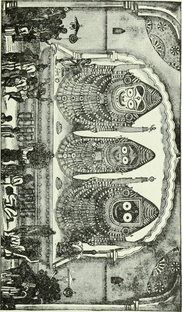 An illustration from Gods and devils of mankind : the whole dark picture strikingly contrasted with the beauty and purity of revealed religion / by Frank S. Dobbins ; assisted by Hon. S. Wells Williams, 1897, leaf 236