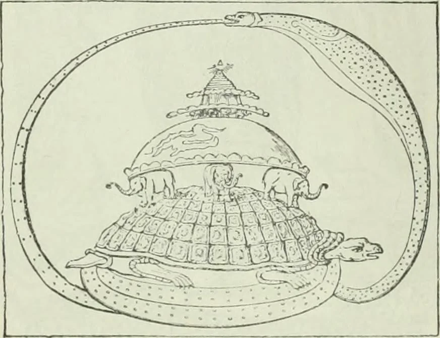 An illustration from Gods and devils of mankind : the whole dark picture strikingly contrasted with the beauty and purity of revealed religion / by Frank S. Dobbins ; assisted by Hon. S. Wells Williams, 1897, leaf 247