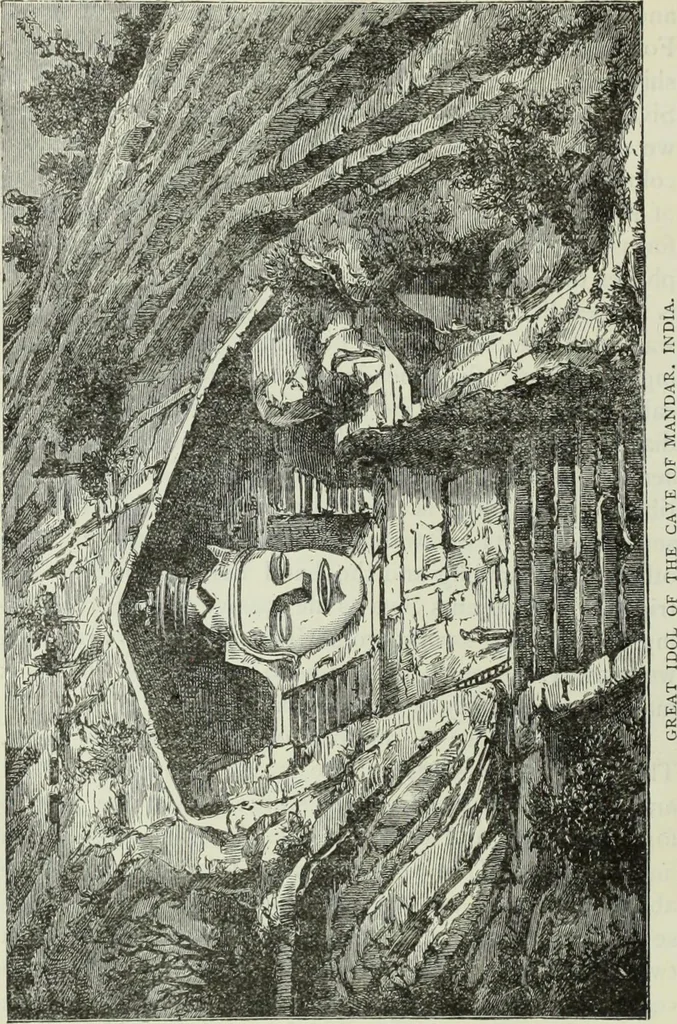 An illustration from Gods and devils of mankind : the whole dark picture strikingly contrasted with the beauty and purity of revealed religion / by Frank S. Dobbins ; assisted by Hon. S. Wells Williams, 1897, leaf 257