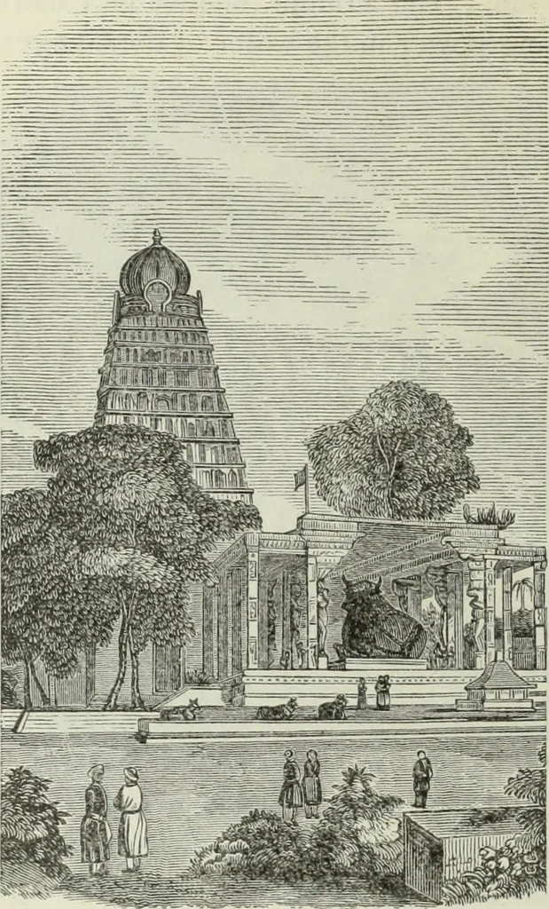 An illustration from Gods and devils of mankind : the whole dark picture strikingly contrasted with the beauty and purity of revealed religion / by Frank S. Dobbins ; assisted by Hon. S. Wells Williams, 1897, leaf 277